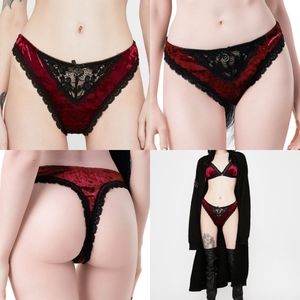 Killstar Immortal velvet panty